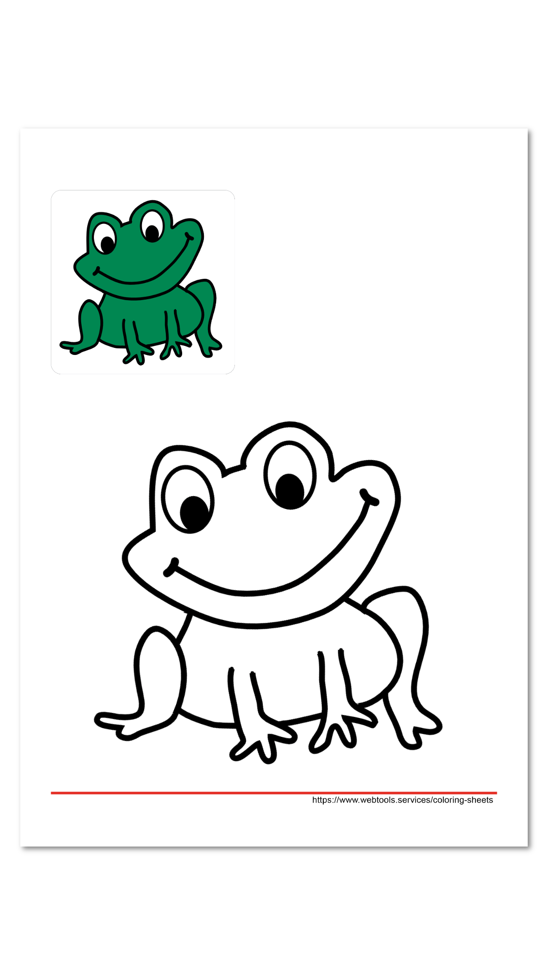 amphibians coloring pages