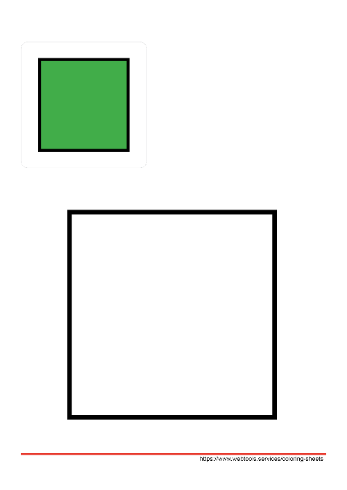 Square Coloring Sheet