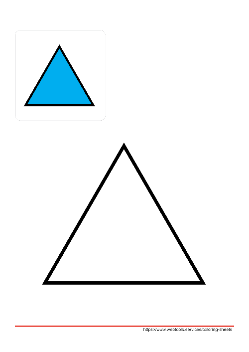 Triangle Colouring Sheet