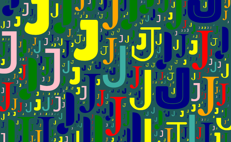 English Alphabet J Tracing Sheets