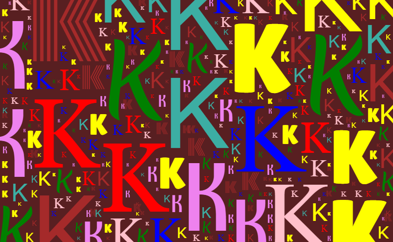 English Alphabet K Tracing Sheets