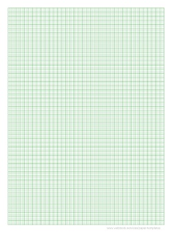 Printable 1mm Graph Paper With Green Color Lines