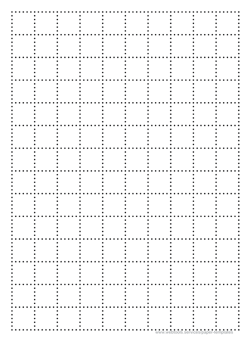 Printable Dot Graph Paper Template PDF, Print Graph Paper