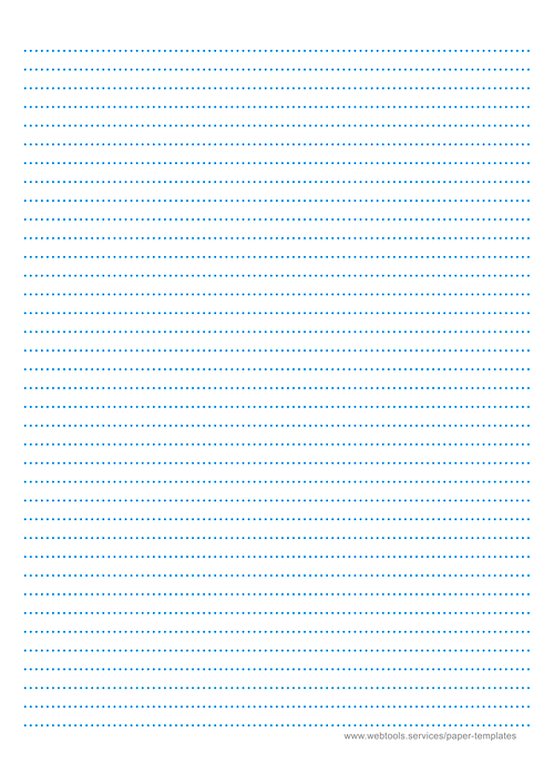 Webtools Medium Ruled Paper With Dotted Blue Lines