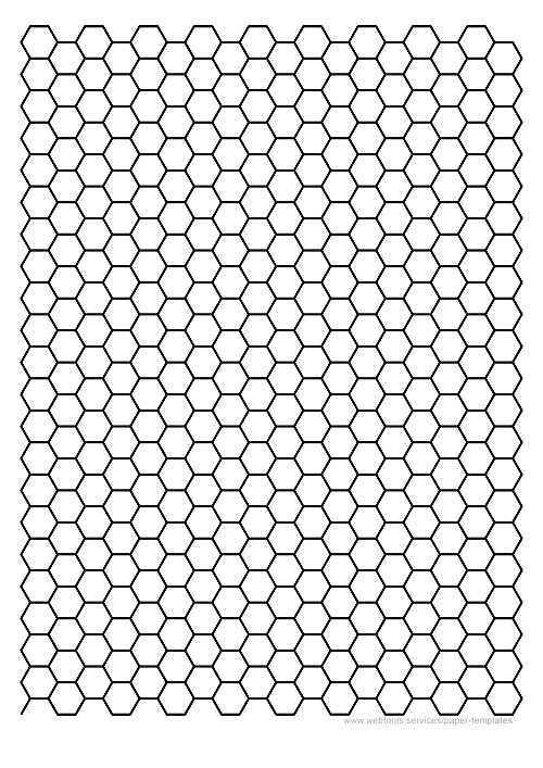 1/2 Inch Hexagonal Paper