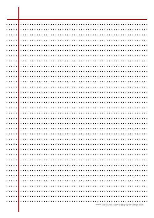 Webtools Dotted Black Line Writing Paper Template With Horizontal And 