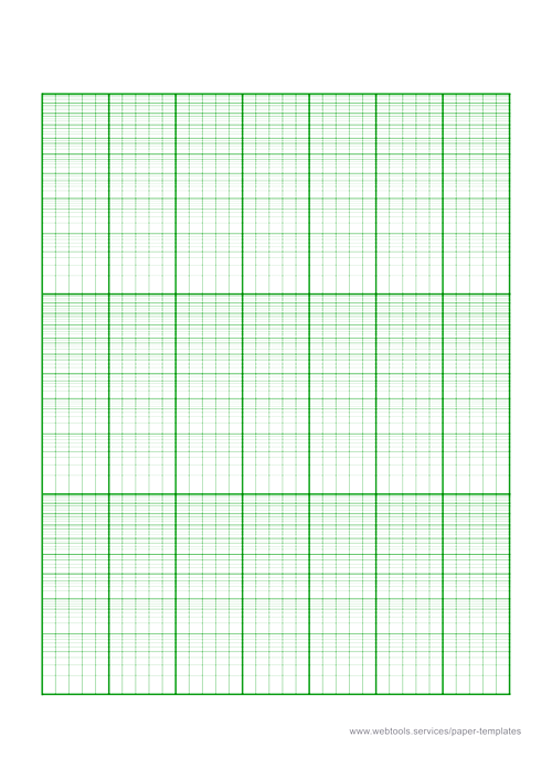 Webtools - Free 1mm Green Graph Paper: Download Now for A4 and Letter Paper  Sizes!